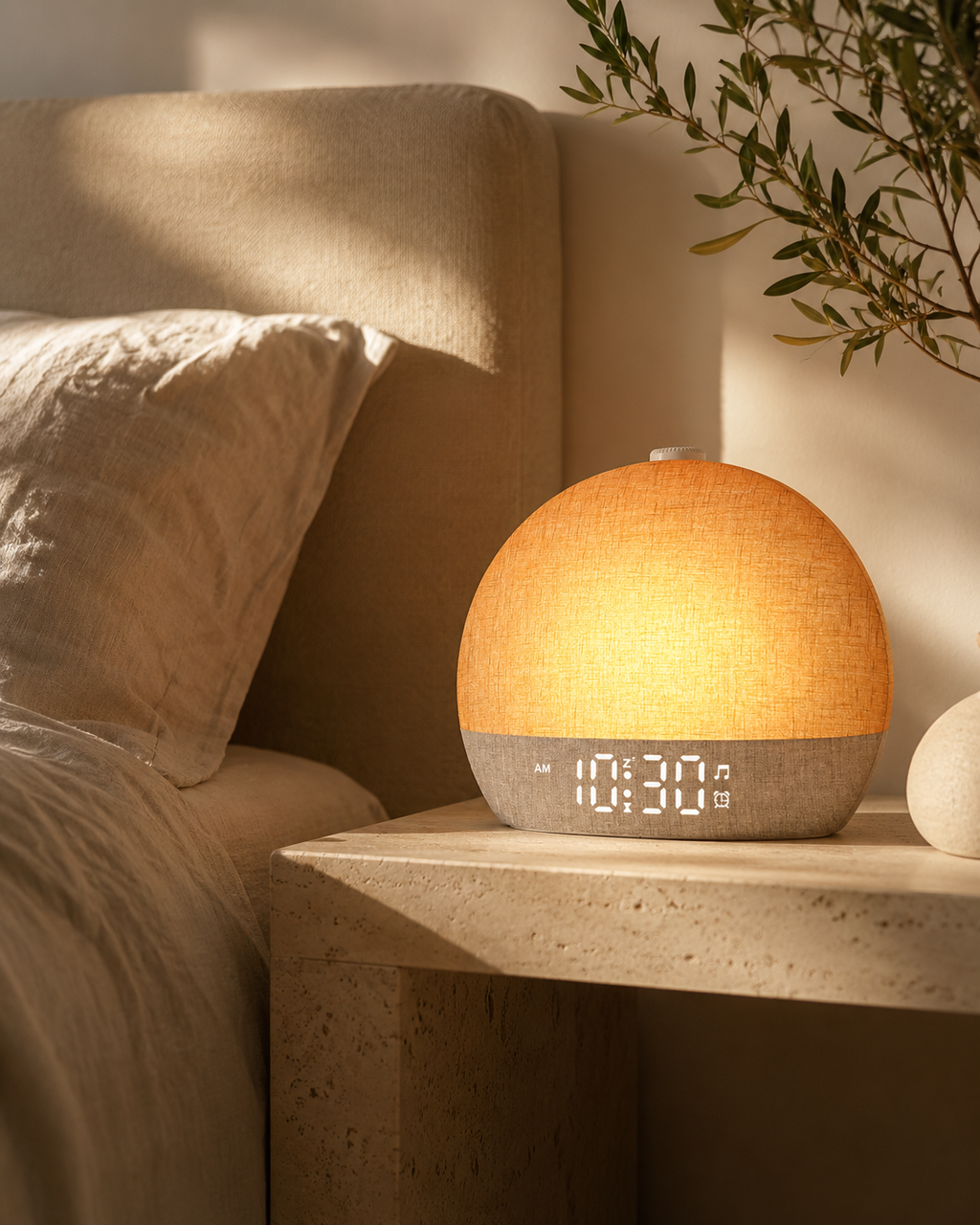 MorningGlow™ Sunrise Alarm Lamp