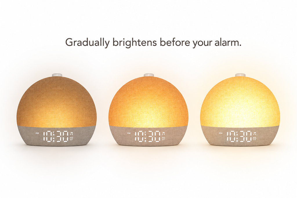 MorningGlow™ Sunrise Alarm Lamp