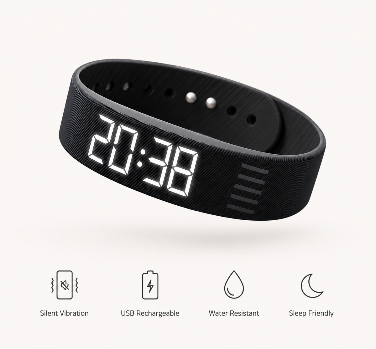 SilentRise™ Vibration Alarm Band